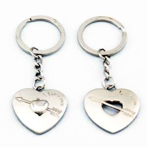Two Hearts Couple Lover Key Chain Keychain K56  