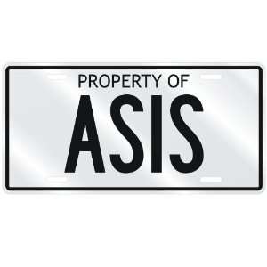  NEW  PROPERTY OF ASIS  LICENSE PLATE SIGN NAME: Home 