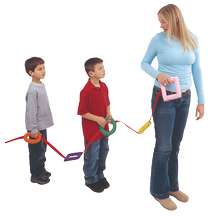 Walking Rope provides a fun and orderly way to move children from one 