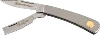 Smith & Wesson Knives Razor Folder 3 1/4 Closed Stainless Clip S&W 