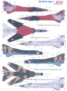 Authentic Decals 1/32 MIKOYAN MiG 23M FLOGGER  