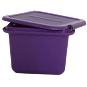 Purple Large Size Plastic Storage Boxes (7 1/2 x 7 1/2 x 5 1/2)   Sold 