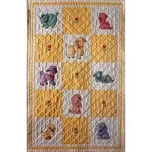  PT1557 Vintage Baby Quilt by Custom Creations Arts 