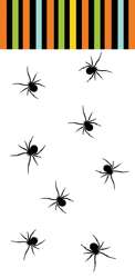 Cello Tie Halloween Spider Themed Party Favor Treat Bags 20 Pack 