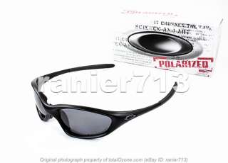 NEW Oakley XX Twenty POLARIZED Sunglasses Matte Black/Grey  