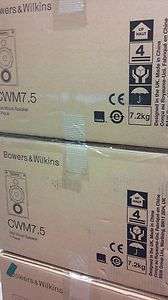 Bowers & Wilkins CWM 7.5 Wall Mount Speakers B&W CWM7.5 Ceiling In 