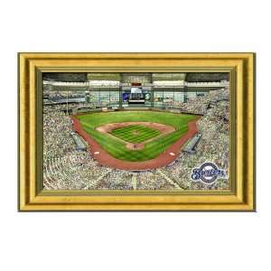  Milwaukee Brewers Stadium Colorprint Memorabilia. Sports 