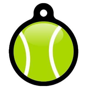   Pet ID Tag for Dogs   My Tennis Ball   Small   .875 inch