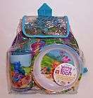   THE POOH 3 PC Dinner MEAL SET w/BACKPACK Piglet Eeyore Tigger NEW