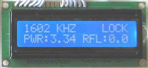   DIGITAL LCD PLL EXCITER TRANSMITTER 4 WATT   POWER & REFLECTED METER