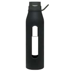  Classic Glass Water Bottles  BlackBlack, 22 oz.: Sports 
