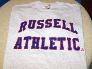 RUSSELL ATHLETIC Vintage GRAY 1980s T Shirt MED New NWT  