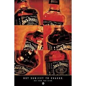  Jack Daniels Not Subject to Change by Unknown 24x36 