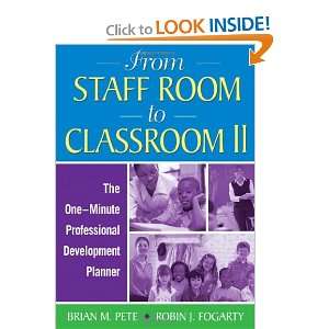   Room to Classroom II The One Minute Professional Development Planner