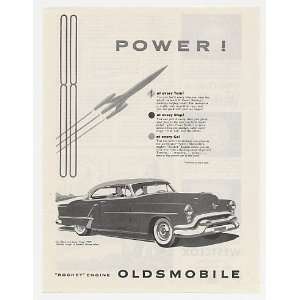  1953 Oldsmobile Super 88 Holiday Coupe Power Print Ad 
