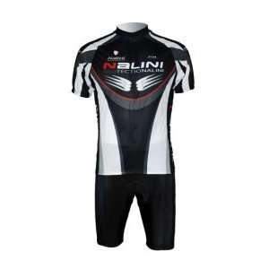 Nalini Collection Black Short Sleeves Cycling Jersey Set(available 
