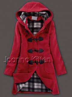 Stylish Womens winter Hoodies woolen Tops Outerwear Parka Coats trendy 