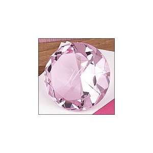 Sale. Crystal or Color Diamond Paperweight, 3.25  Sports 