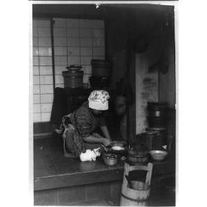  Kitchen of a Japanese house