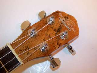 Oscar Schmidt OU17 Gloss Soprano Ukulele, Spalted Mango  