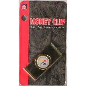   Steelers NFL Licensed Gold Plated Money Clip
