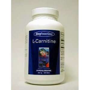 Allergy Research Group   L Carnitine 500 Mg 250 Tabs   250