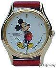 Disney Stunning solid 14kt Gold Seiko Ladies Mickey Mouse Watch 