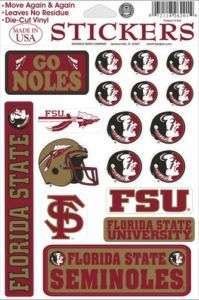 Florida State Seminoles College Football Decal Stickers 072118262014 