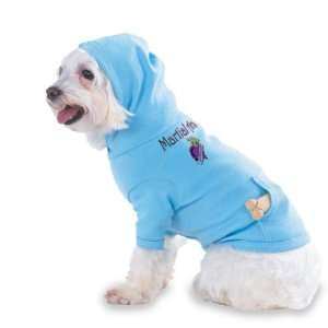 Martial Arts Princess Hooded (Hoody) T Shirt with pocket for your Dog 