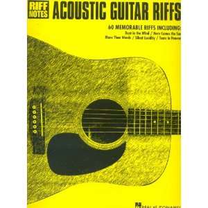  Hal Leonard Acoustic Guitar Riffs Tab Songbook: Hal 