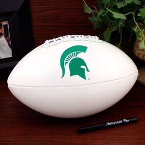 : NCAA Michigan State Spartans Official Full Size Autograph Football 