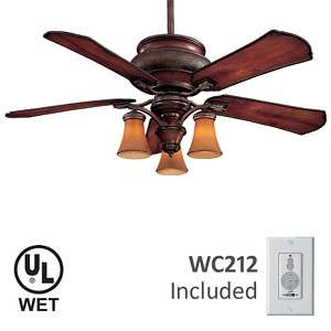 CRAFTSMAN MISSION OUTDOOR CEILING FAN Minka Aire F840CF  