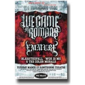  We Came As Romans Poster   Concert Flyer   Fire and Ice Tour 