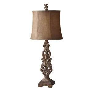  Uttermost Gia Buffet Lamp   32.5 in. Brown: Home & Kitchen