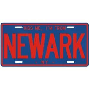  NEW  KISS ME , I AM FROM NEWARK  NEW YORKLICENSE PLATE 