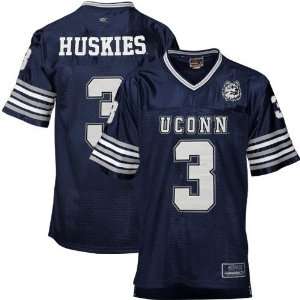  Connecticut Huskies (UConn) #3 Navy Blue Franchise Football 