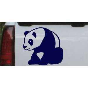  Navy 6in X 6.4in    Panda Animals Car Window Wall Laptop 