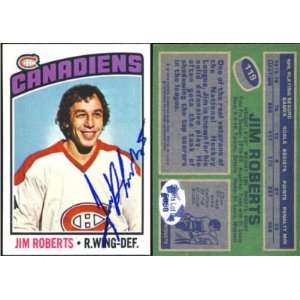   Montreal Canadians Autographed 1976 Topps Card 119 Canadians SL COA