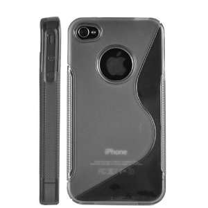 Black Iphone 4s 4g 4 Tpu Case & Screen Protector Kit for At&t Verizon 
