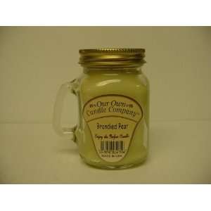  3.5oz Brandied Pear Scented Mini Mason Jar Candle