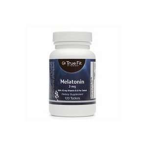   True Fit Vitamins Melatonin, 3mg 120 tablets