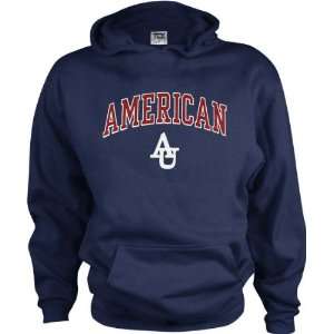   American University Kids/Youth Perennial Hooded Sweatshirt: Sports