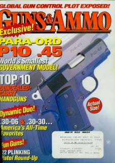 1997 Guns & Ammo Magazine Para Ord P10 .45 Govt Model  