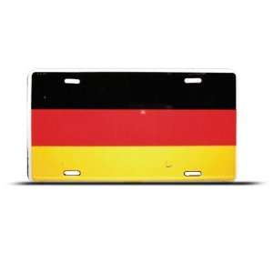  German Germany Flag Metal License Plate Wall Sign Tag 