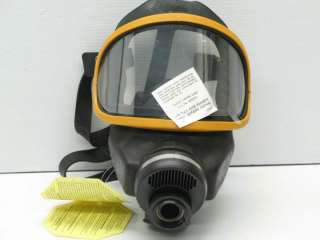 MSA Full Face Respirator Mask w/ Clear Cover Lens 456975  