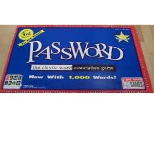  Password   New 3rd Edition Toys & Games