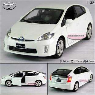 New 132 Toyota Prius Alloy Diecast Model Car With Sound&Light White 