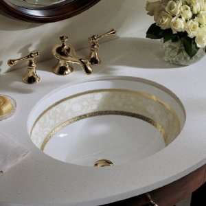  Flight of Fancy Gold design undercounter lavatory: Home 