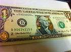 22 K GOLD 1 DOLLAR BILL** HOLOGRAM COLORIZED_*USA NOTE   LEGAL 
