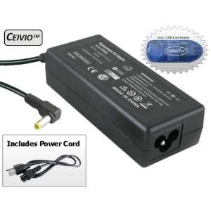  Ceivio(TM) 90W Laptop AC Adapter Battery Charger with Cord 